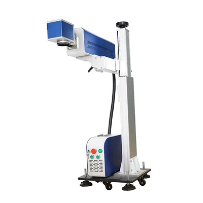 PLC อัตโนมัติจัดการเครื่องทำเครื่องหมายเลเซอร์ CO2 30W สำหรับการผลิตขวดในโรงงานอาหารและยา .