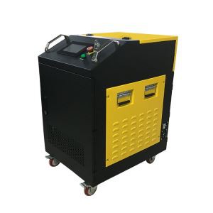 เครื่องทำความสะอาดไฟเบอร์เลเซอร์ 100W สำหรับการขจัดสีบนไม้